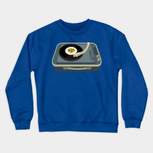 Suitcase Record Player Crewneck Sweatshirt